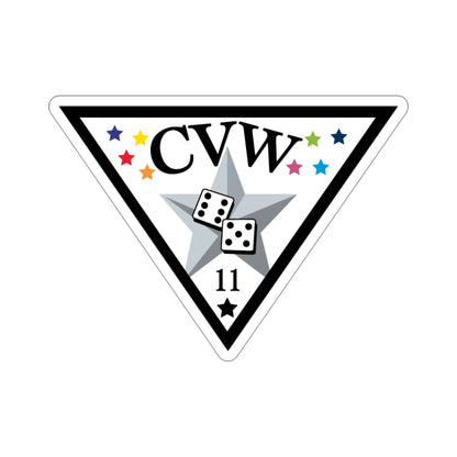 CVW 11 Carrier air wing (U.S. Navy) STICKER Vinyl Die-Cut Decal-4 Inch-The Sticker Space