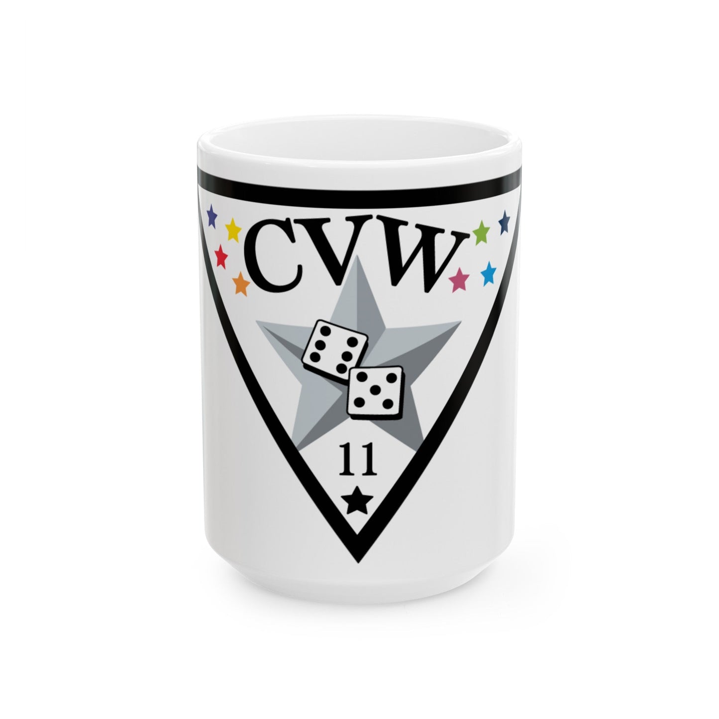 CVW 11 Carrier air wing (U.S. Navy) White Coffee Mug-15oz-The Sticker Space