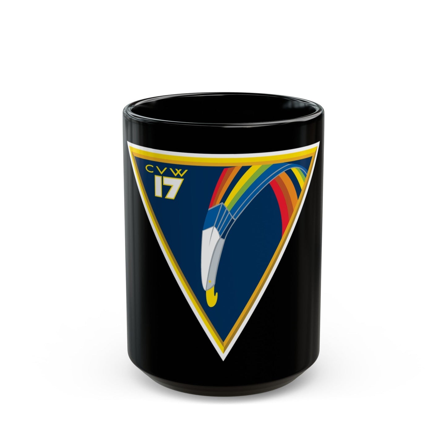 CVW 17 Carrier Air Wing (U.S. Navy) Black Coffee Mug-15oz-The Sticker Space