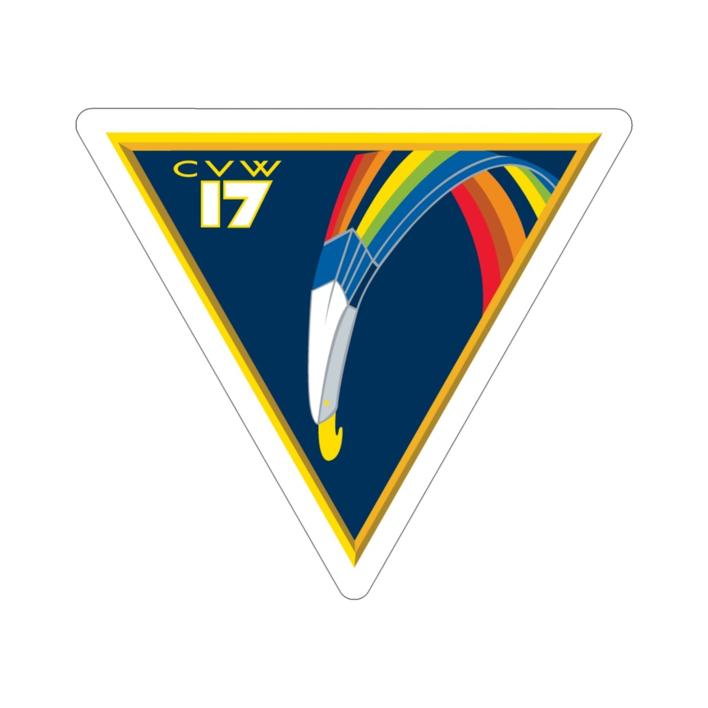 CVW 17 Carrier Air Wing (U.S. Navy) STICKER Vinyl Die-Cut Decal-4 Inch-The Sticker Space