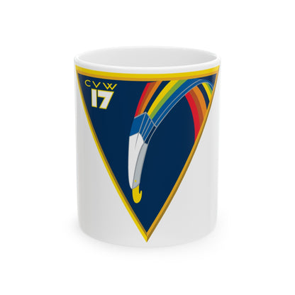 CVW 17 Carrier Air Wing (U.S. Navy) White Coffee Mug-11oz-The Sticker Space