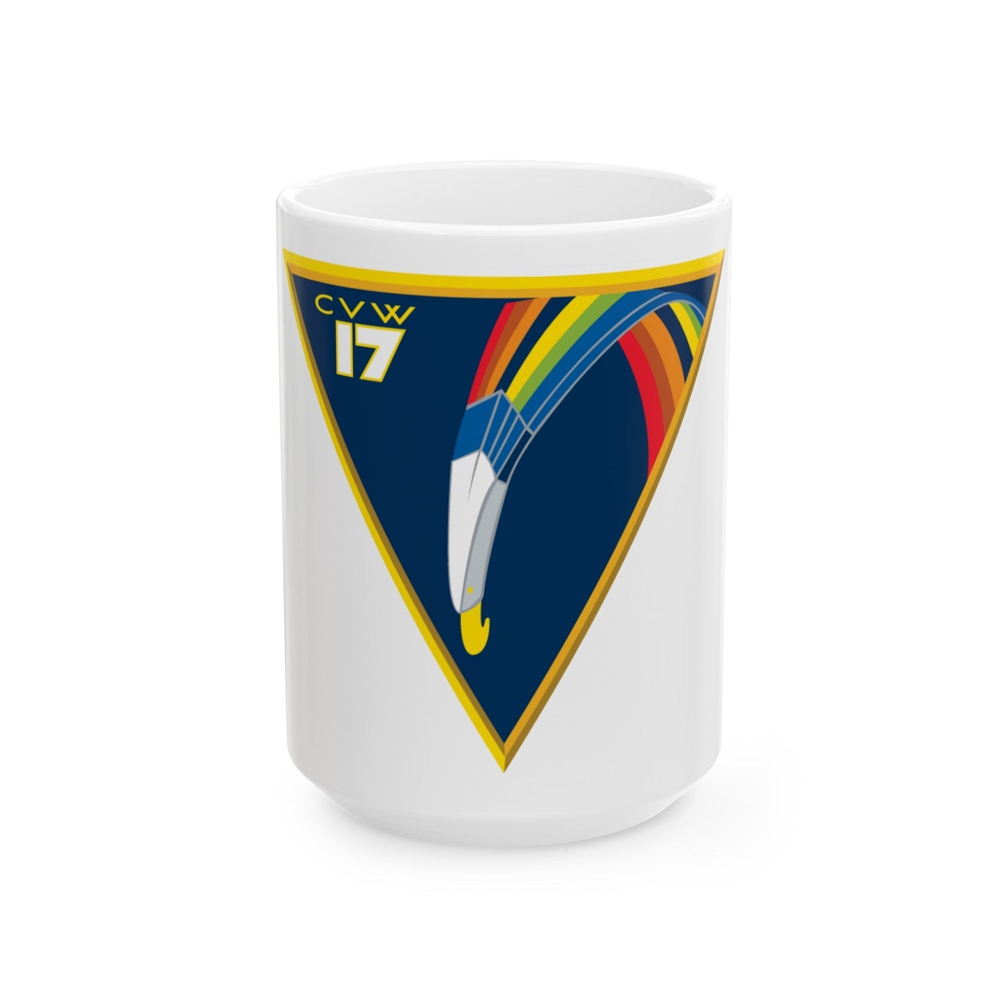 CVW 17 Carrier Air Wing (U.S. Navy) White Coffee Mug-15oz-The Sticker Space