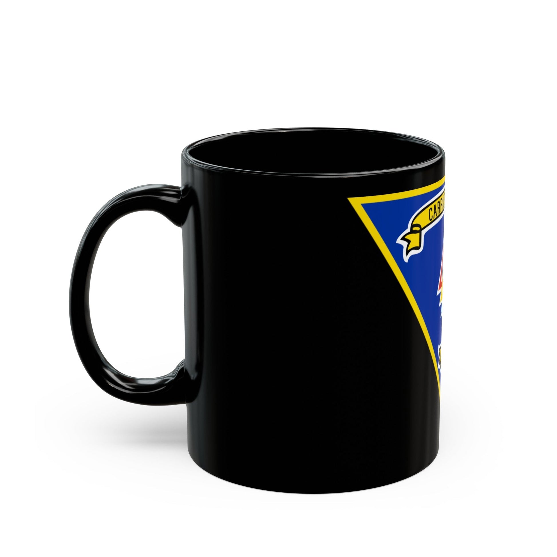 CVW 5 Carrier Air Wing (U.S. Navy) Black Coffee Mug-The Sticker Space