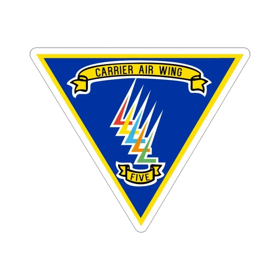 CVW 5 Carrier Air Wing (U.S. Navy) STICKER Vinyl Die-Cut Decal - The Sticker Space