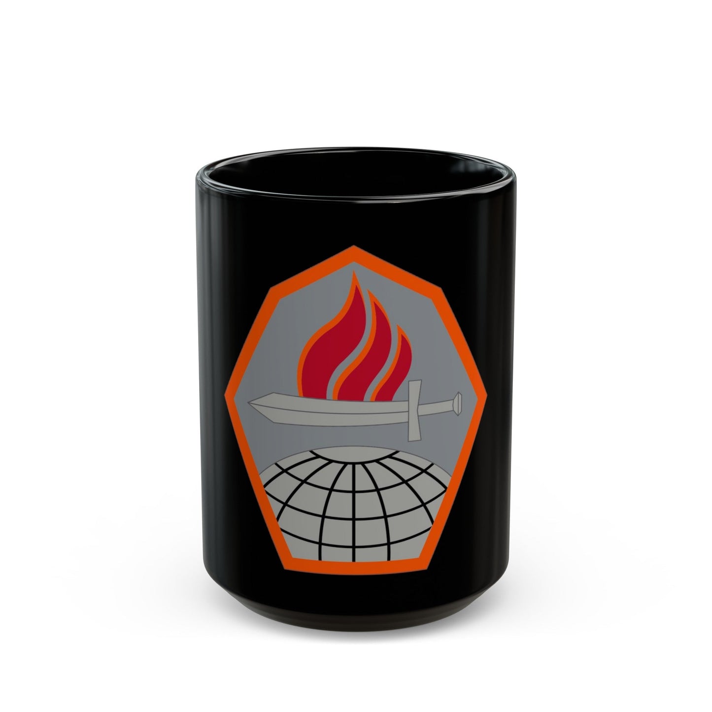 Cyber Center of Excellence (U.S. Army) Black Coffee Mug-15oz-The Sticker Space