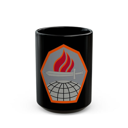 Cyber Center of Excellence (U.S. Army) Black Coffee Mug-15oz-The Sticker Space