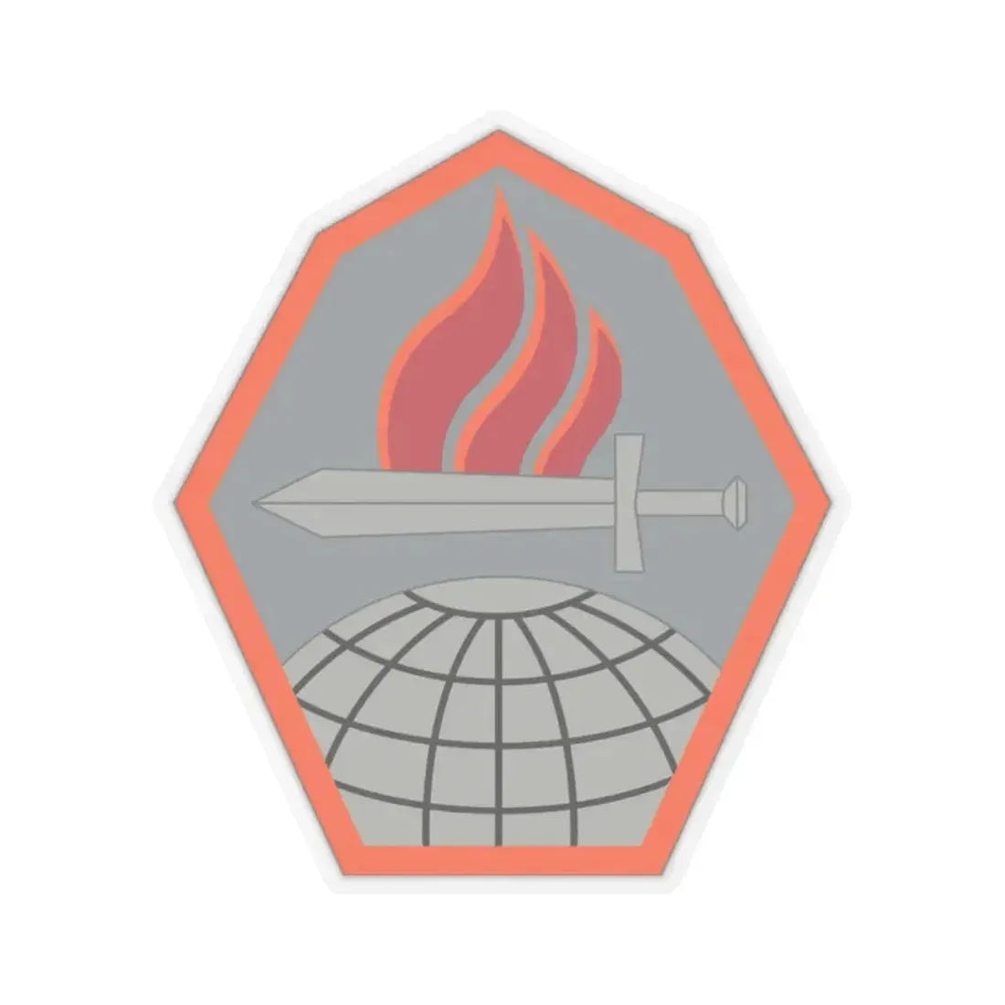 Cyber Center of Excellence (U.S. Army) STICKER Vinyl Kiss-Cut Decal 2 Inch Transparent - The Sticker Space