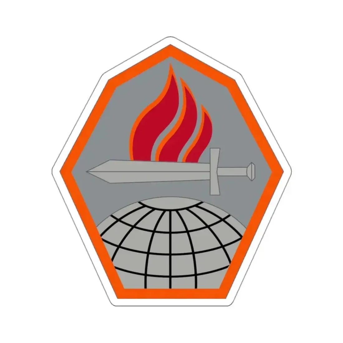 Cyber Center of Excellence (U.S. Army) STICKER Vinyl Kiss-Cut Decal 3 Inch White - The Sticker Space