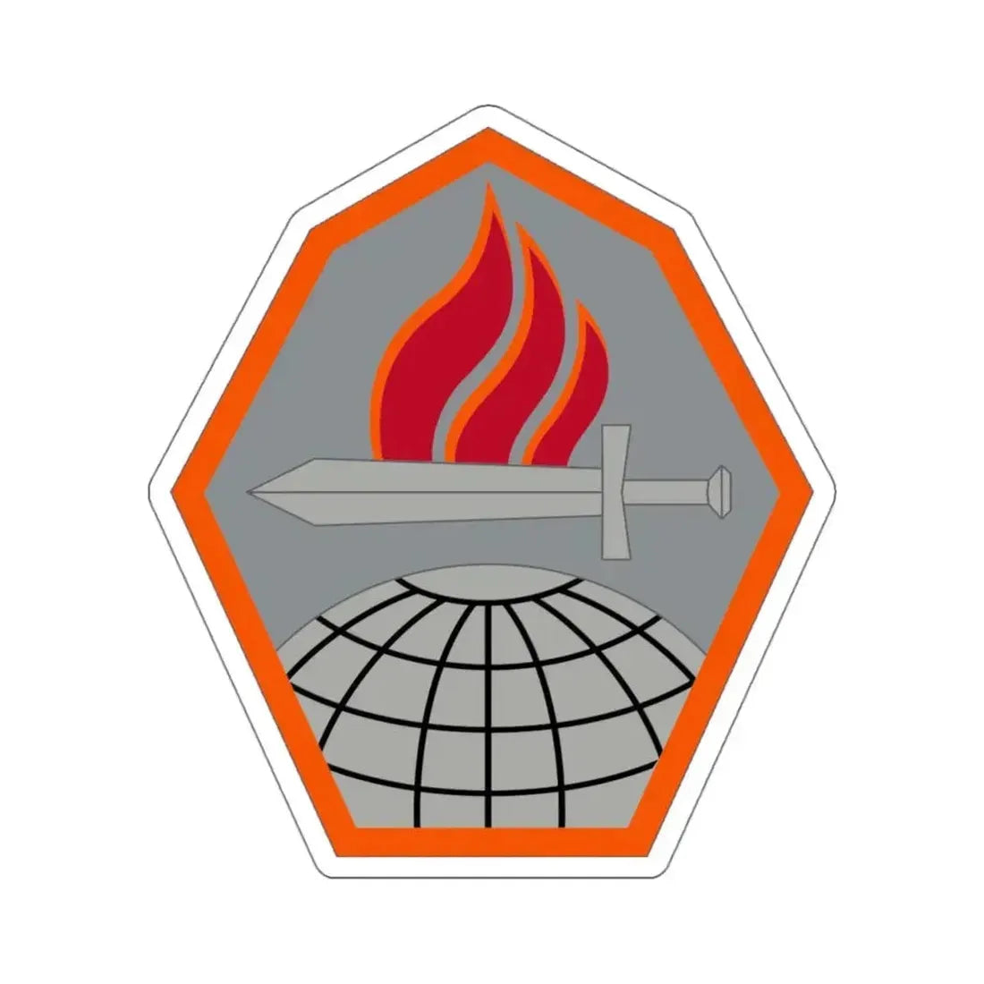 Cyber Center of Excellence (U.S. Army) STICKER Vinyl Kiss-Cut Decal 4 Inch White - The Sticker Space