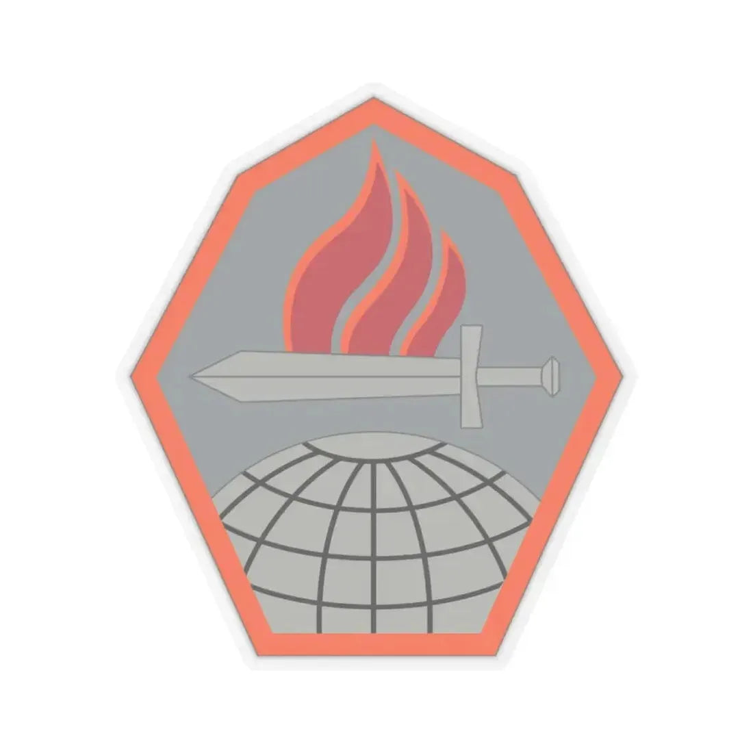 Cyber Center of Excellence (U.S. Army) STICKER Vinyl Kiss-Cut Decal 6 Inch Transparent - The Sticker Space