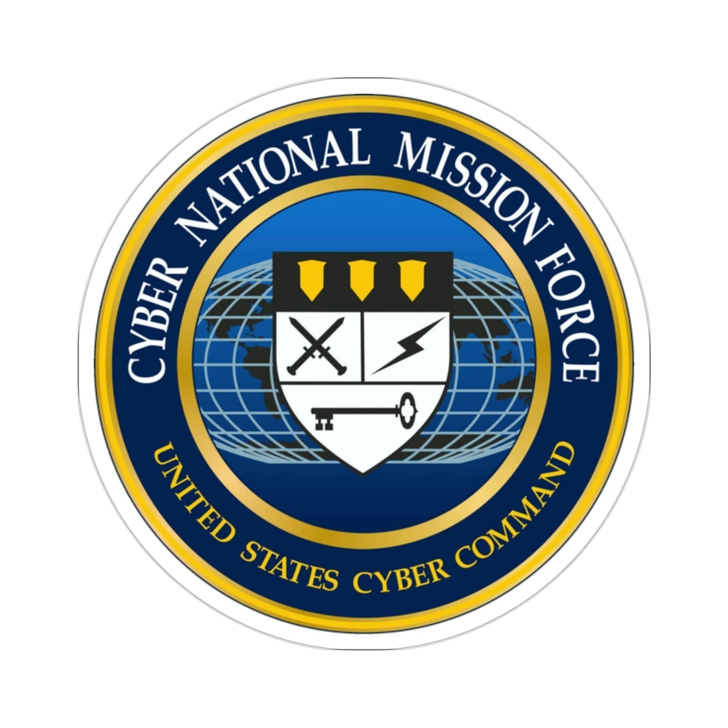 Cyber National Mission Force (U.S. Army) STICKER Vinyl Die-Cut Decal-2 Inch-The Sticker Space