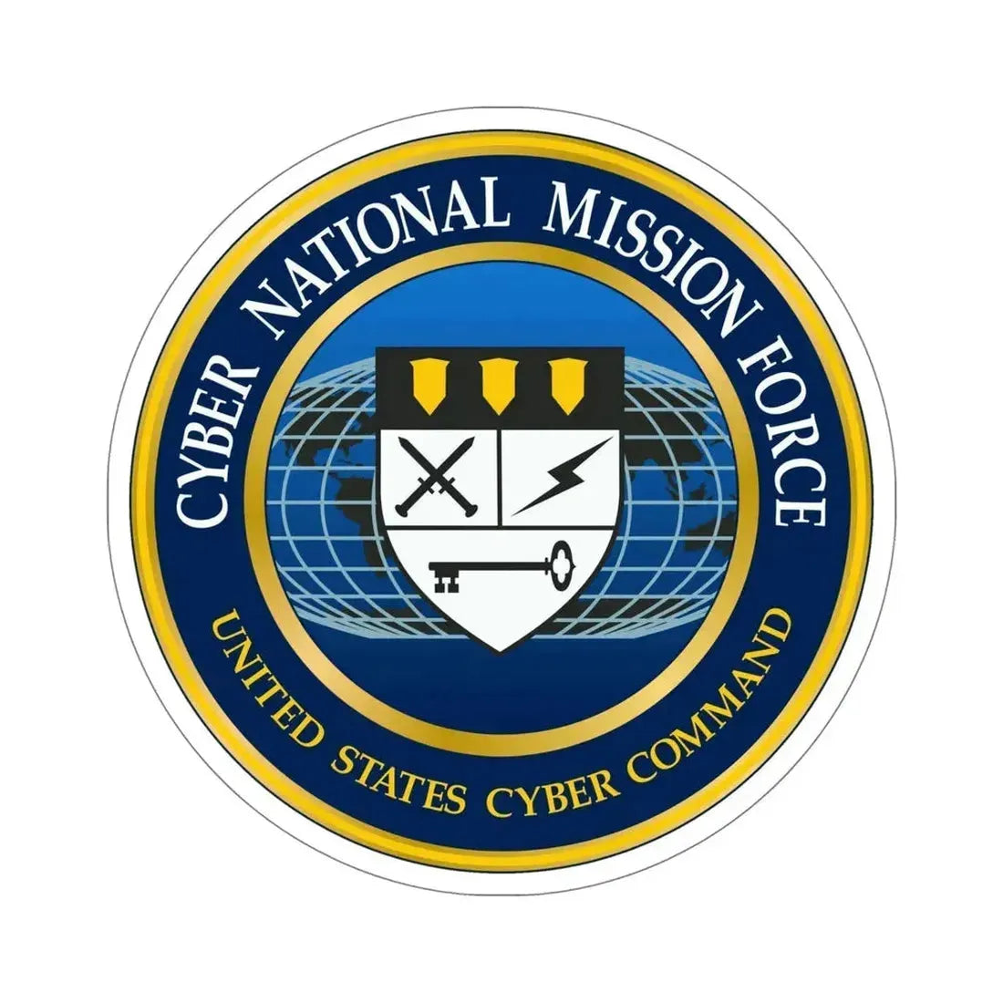 Cyber National Mission Force (U.S. Army) STICKER Vinyl Die-Cut Decal 6 Inch - The Sticker Space