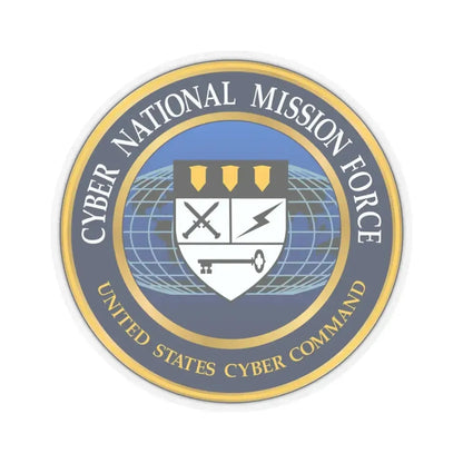 Cyber National Mission Force (U.S. Army) STICKER Vinyl Kiss-Cut Decal 4 Inch Transparent - The Sticker Space