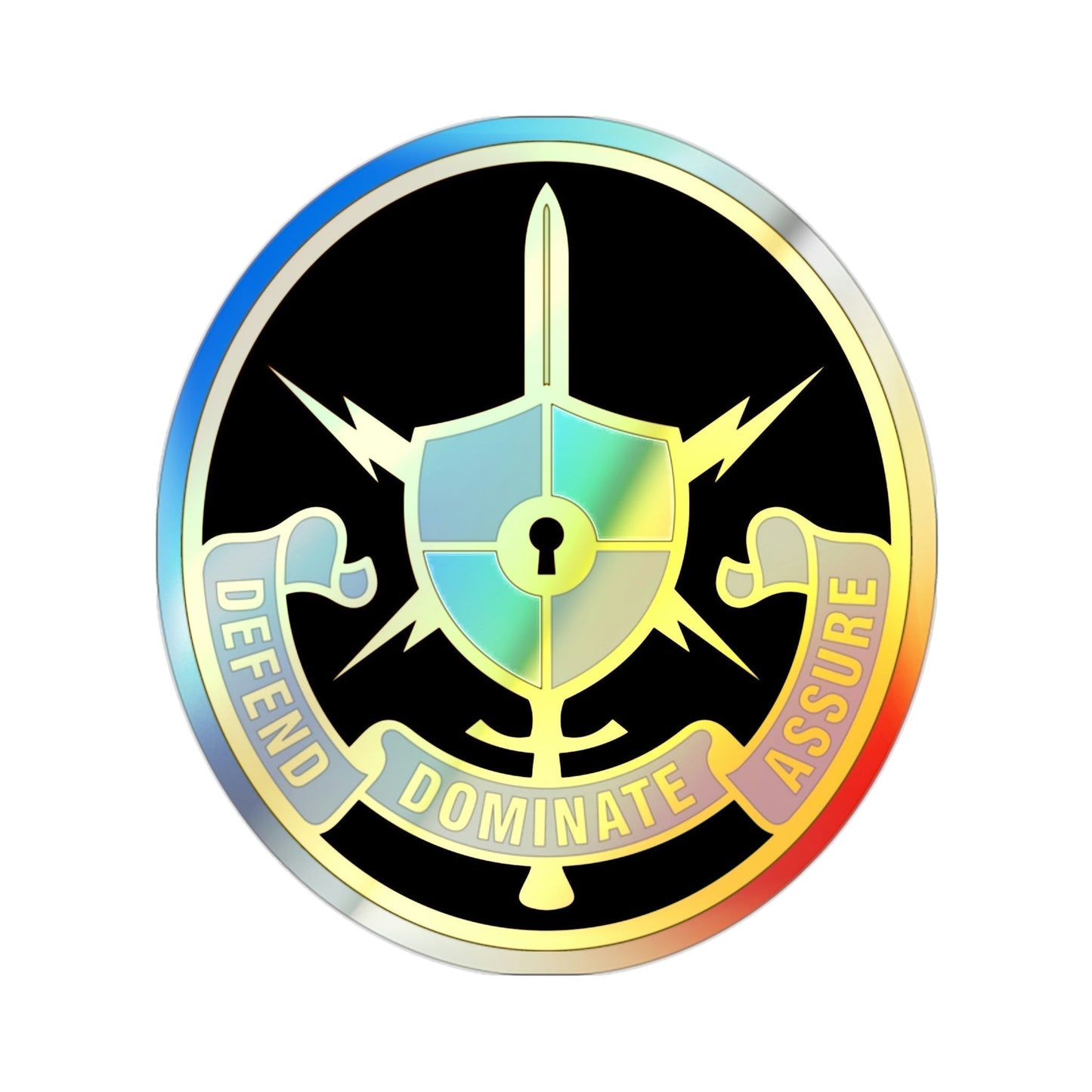 Cyber School 2 (U.S. Army) Holographic STICKER Die-Cut Vinyl Decal-2 Inch-The Sticker Space