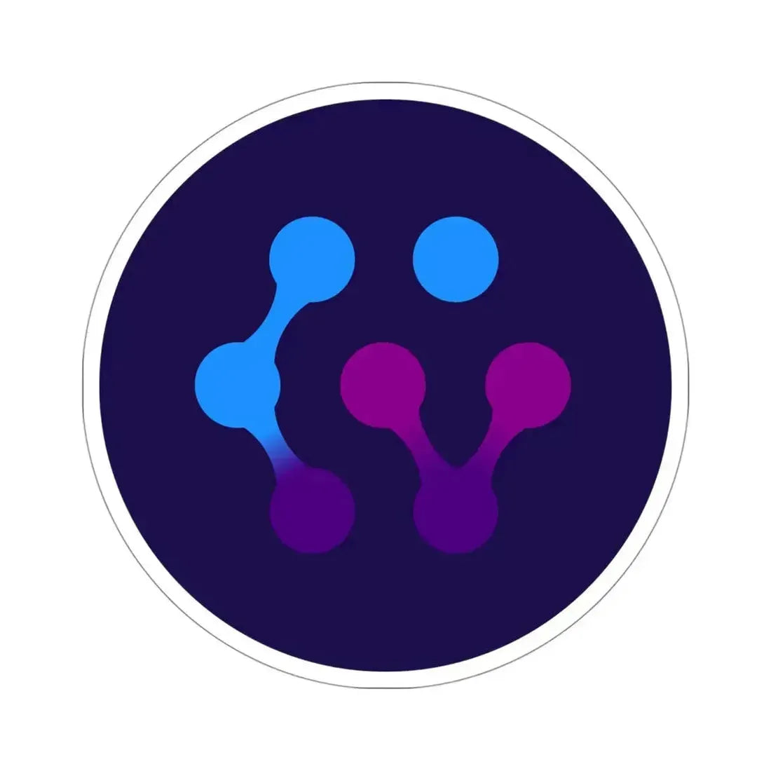 CYBERVEIN CVT (Cryptocurrency) STICKER Vinyl Die-Cut Decal - The Sticker Space