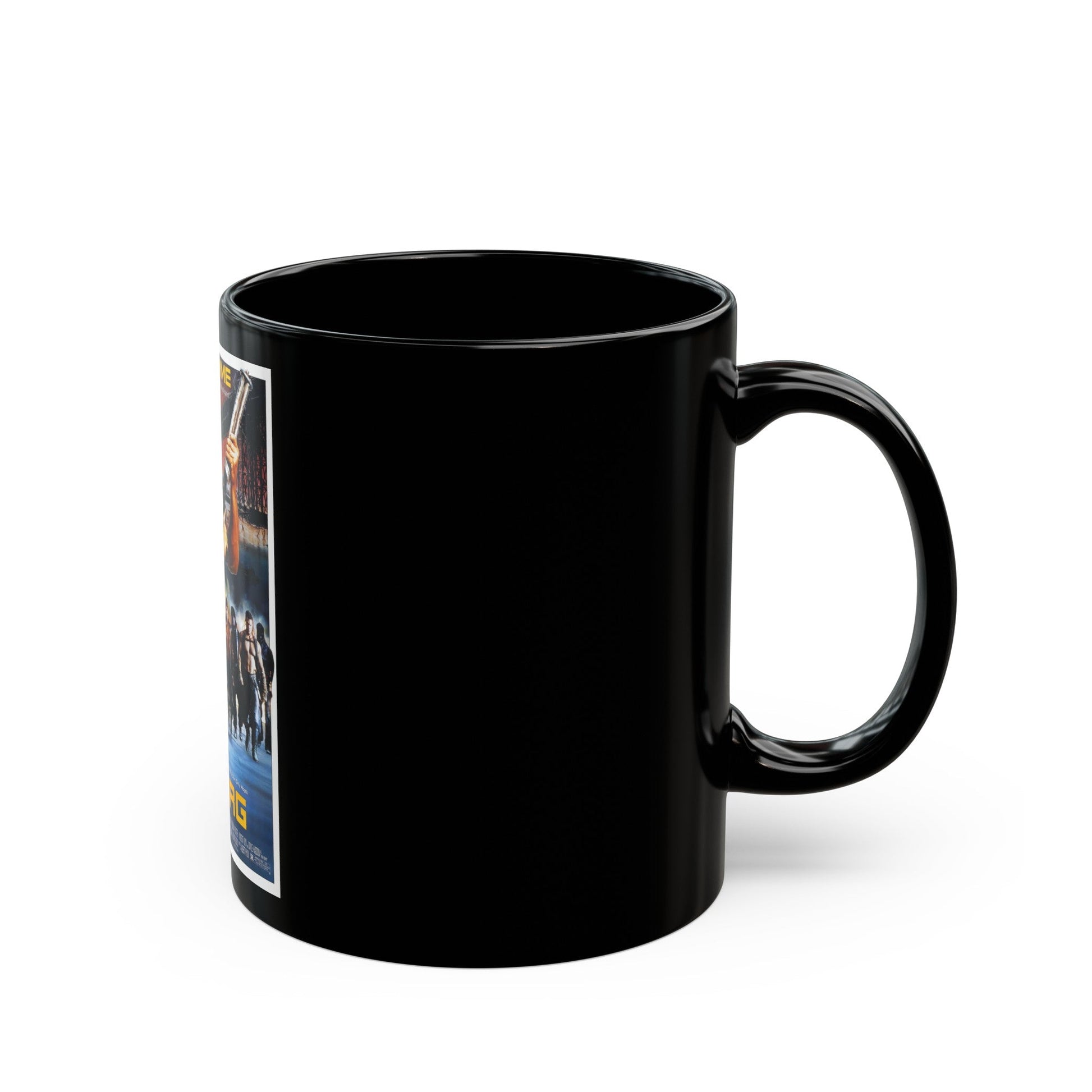 CYBORG 1989 Movie Poster - Black Coffee Mug-The Sticker Space