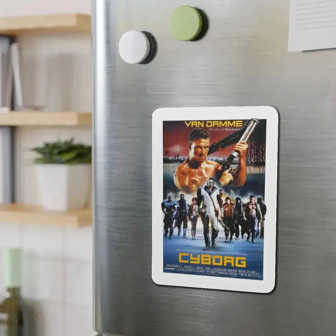 CYBORG 1989 Movie Poster - Refrigerator Magnet - The Sticker Space
