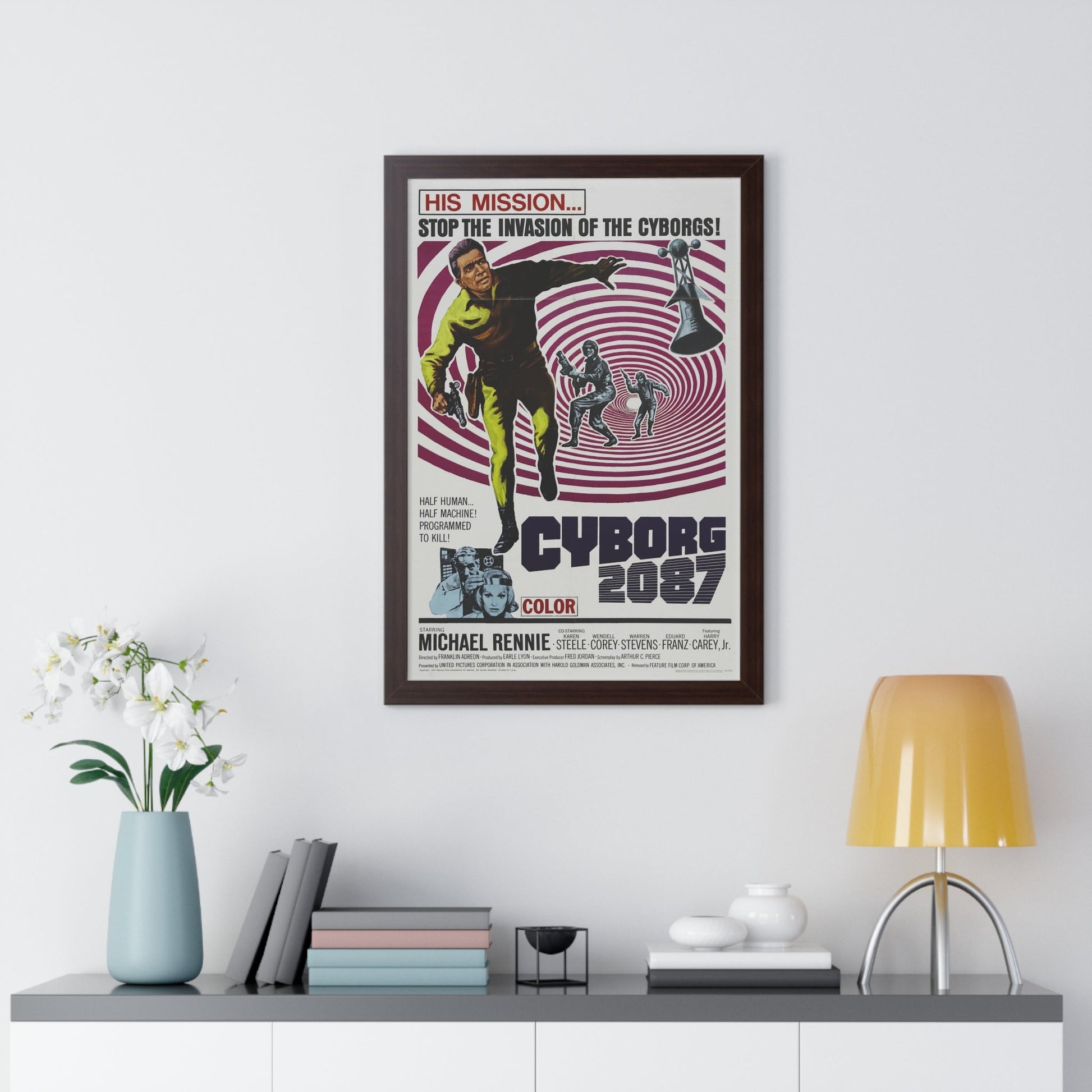 CYBORG 2087 1966 - Framed Movie Poster-The Sticker Space