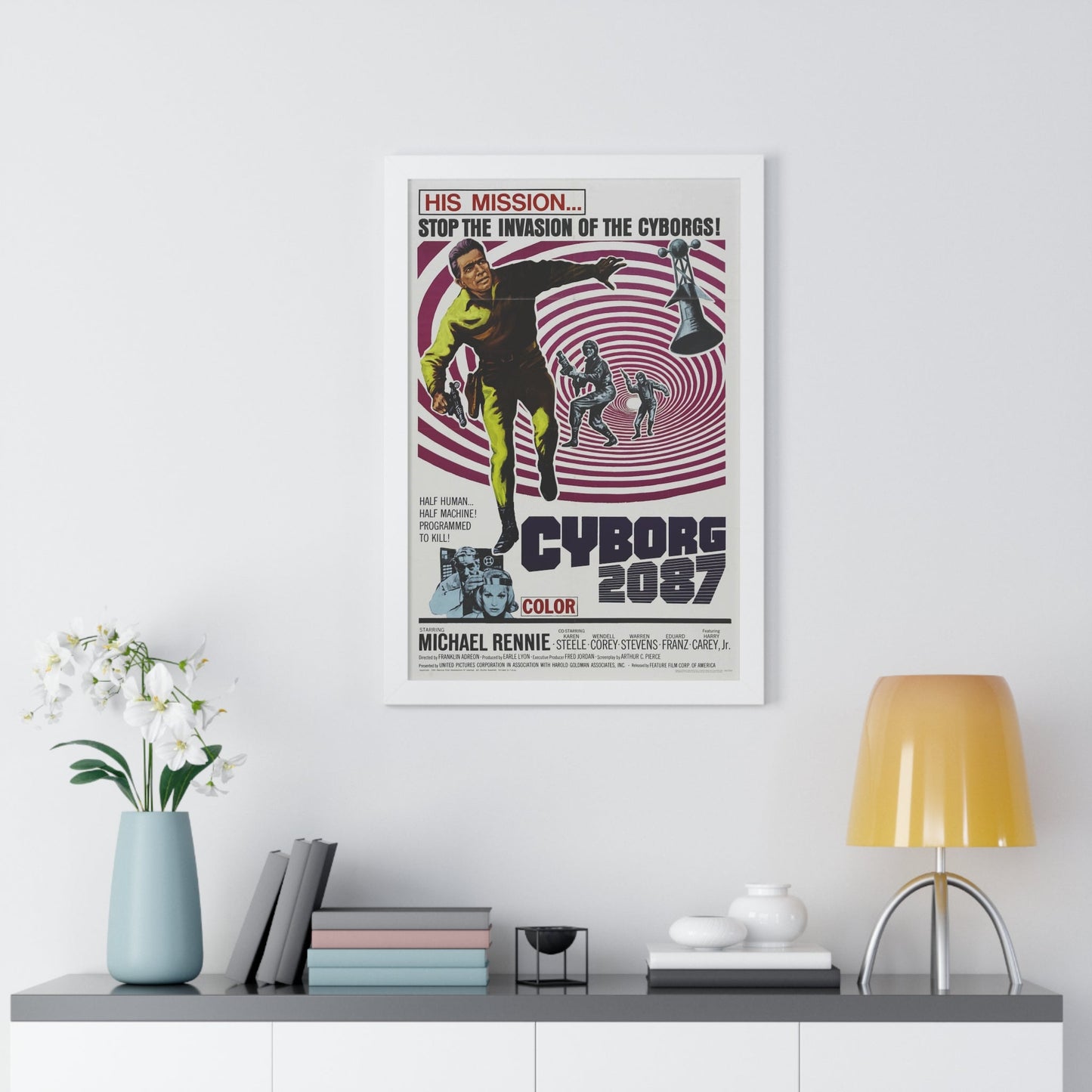 CYBORG 2087 1966 - Framed Movie Poster-The Sticker Space