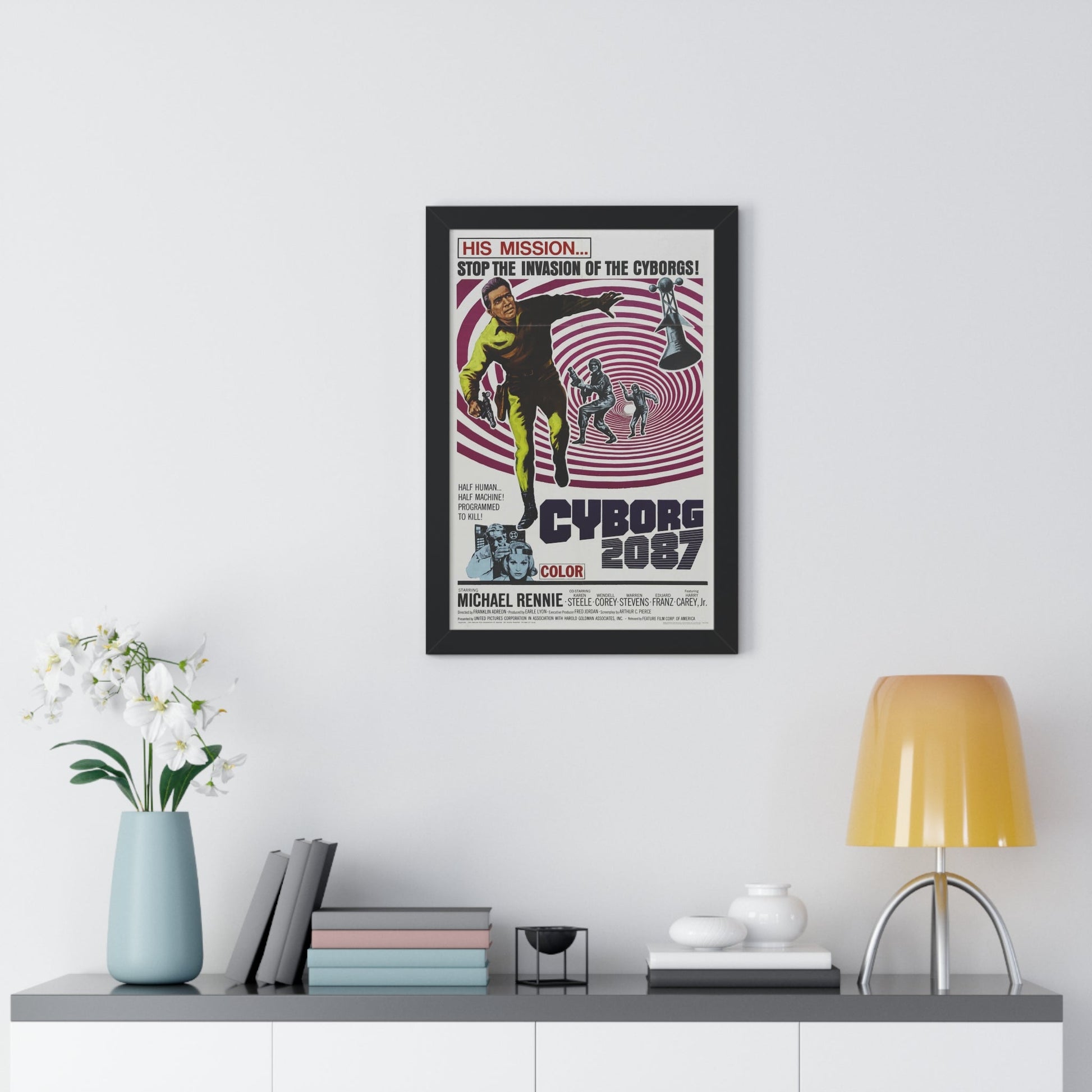 CYBORG 2087 1966 - Framed Movie Poster-The Sticker Space