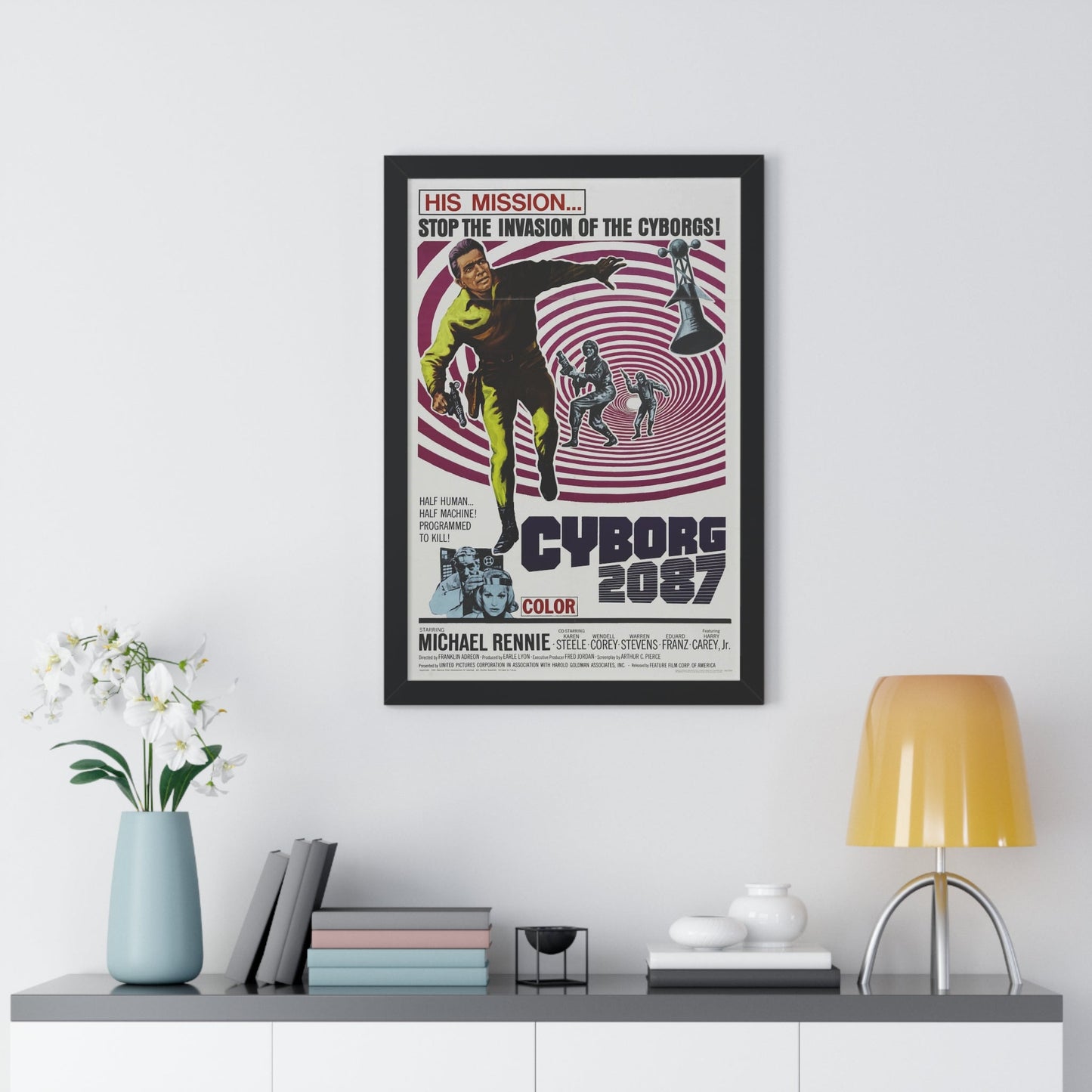 CYBORG 2087 1966 - Framed Movie Poster-The Sticker Space