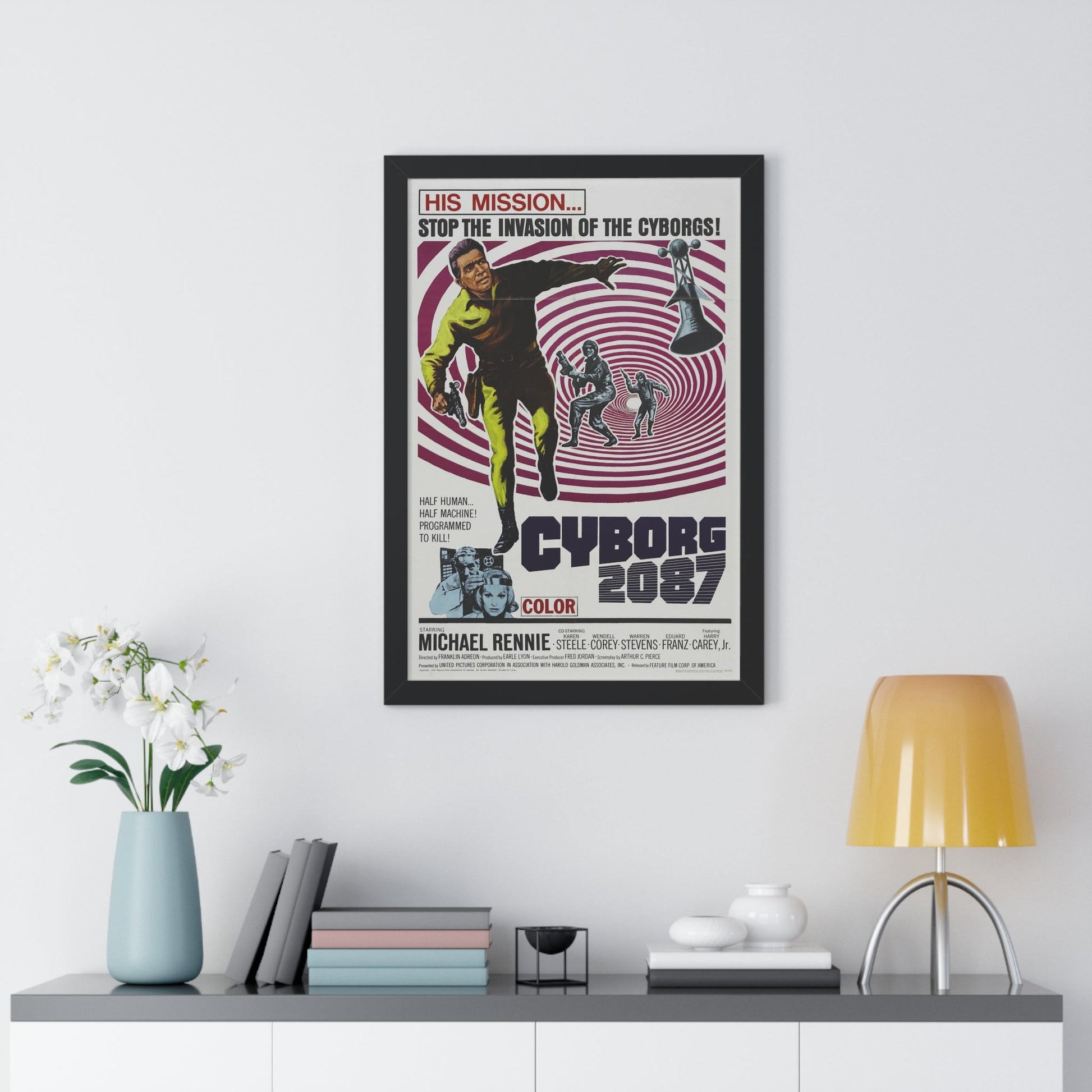 CYBORG 2087 1966 - Framed Movie Poster-The Sticker Space