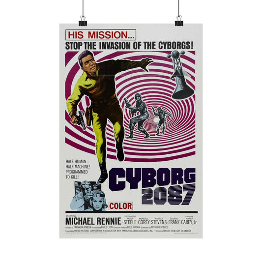 CYBORG 2087 1966 - Paper Movie Poster-12″ x 18″-The Sticker Space