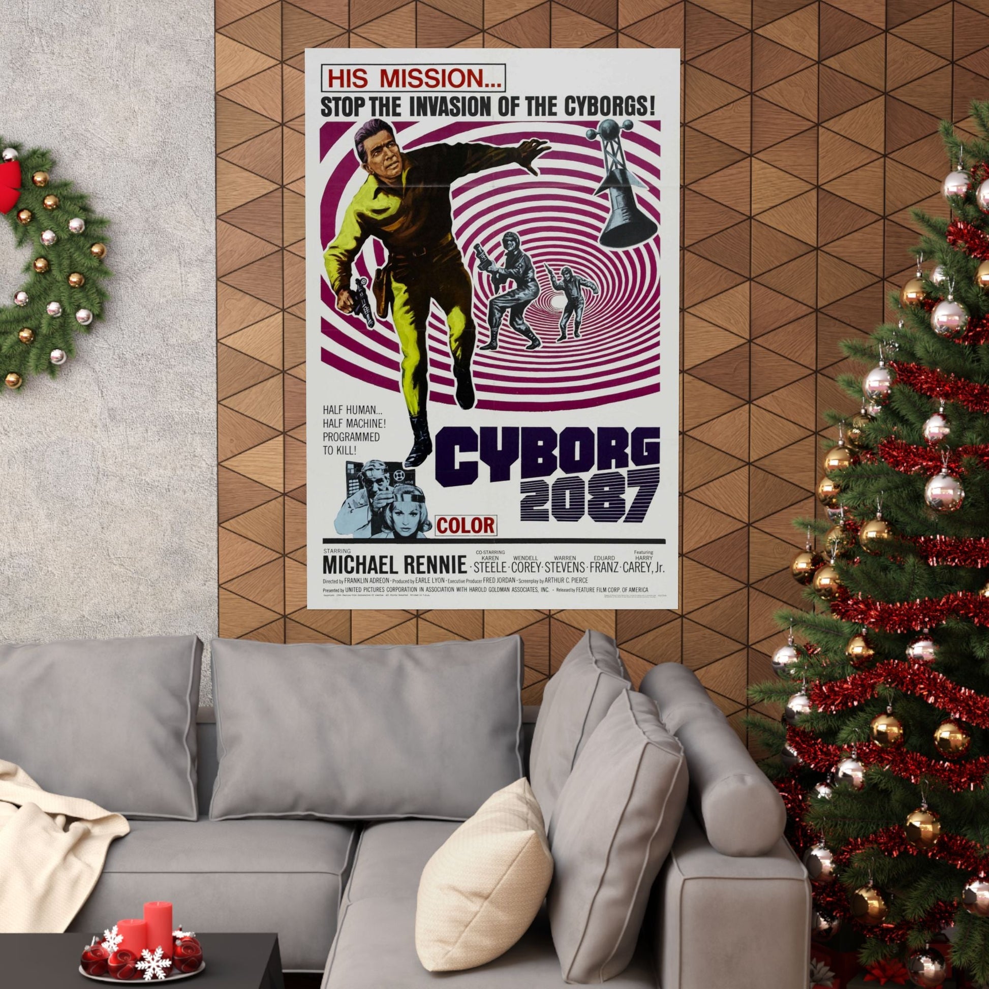 CYBORG 2087 1966 - Paper Movie Poster-The Sticker Space