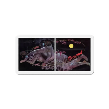 Cycles within the Cosmos Govern Our Actions Too, Life, December 16, 1963 (Magazine Illustration) Refrigerator Magnet 4 Inch - The Sticker Space