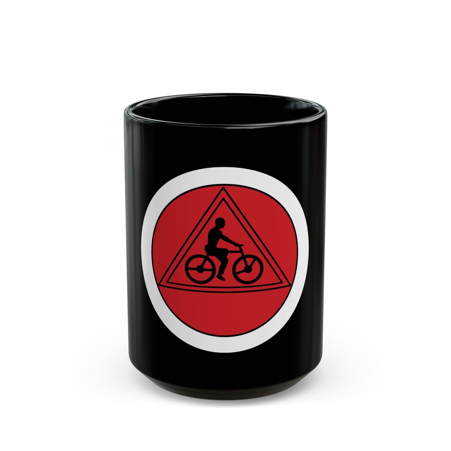 Cycling (Boy Scout Merit Badge) Black Coffee Mug-15oz-The Sticker Space