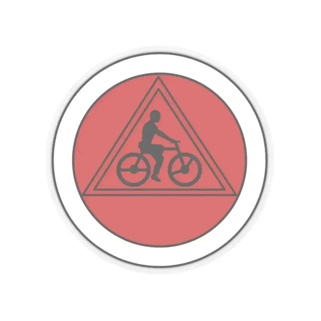 Cycling (Boy Scout Merit Badge) STICKER Vinyl Kiss-Cut Decal 2 Inch Transparent - The Sticker Space