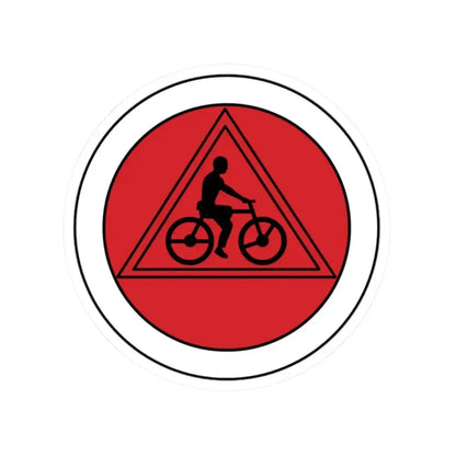 Cycling (Boy Scout Merit Badge) STICKER Vinyl Kiss-Cut Decal 2 Inch White - The Sticker Space