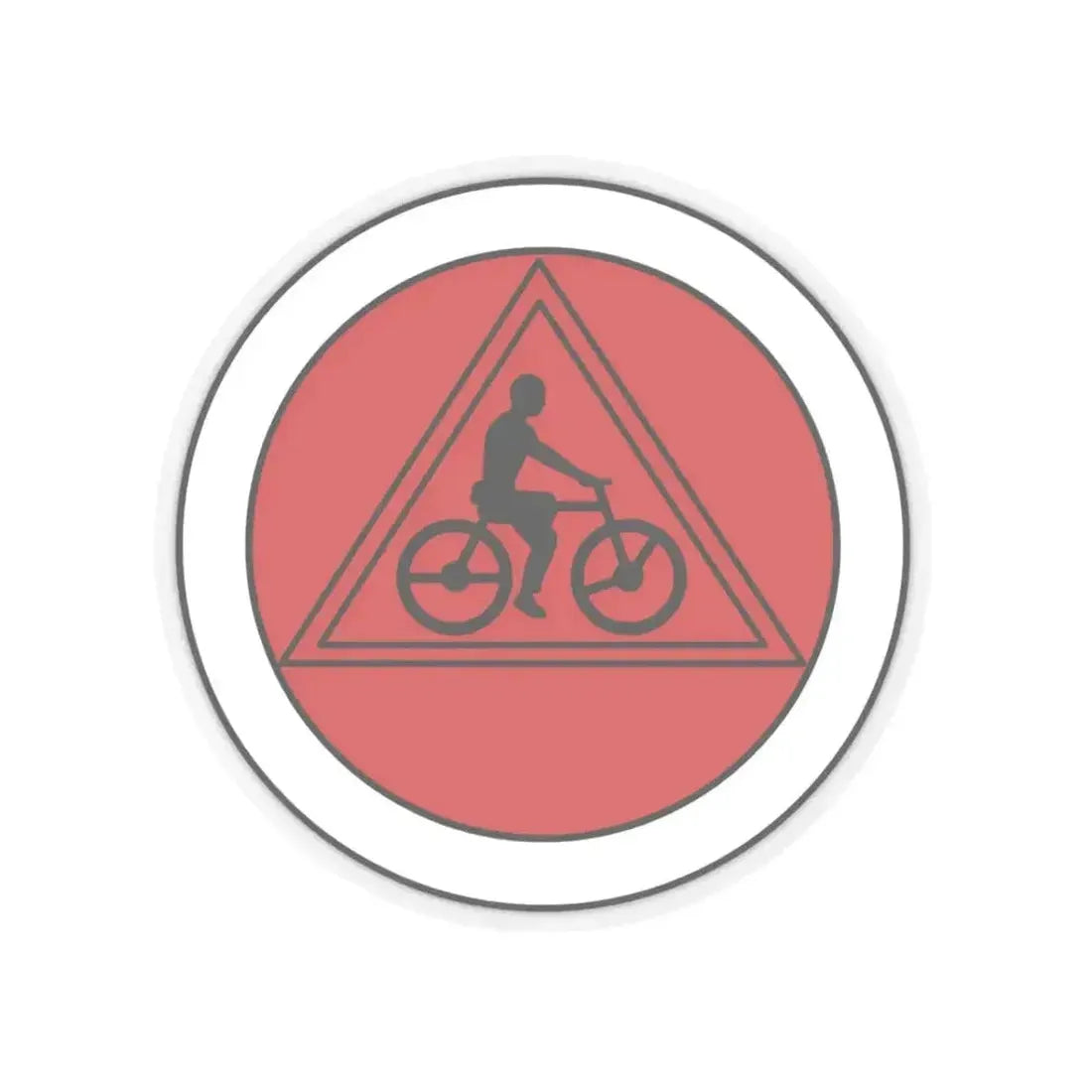 Cycling (Boy Scout Merit Badge) STICKER Vinyl Kiss-Cut Decal 3 Inch Transparent - The Sticker Space