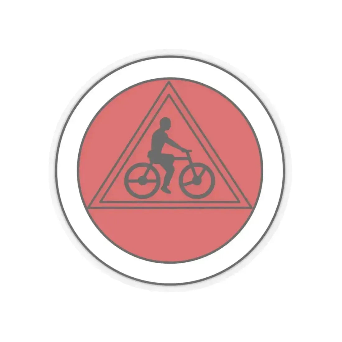 Cycling (Boy Scout Merit Badge) STICKER Vinyl Kiss-Cut Decal 4 Inch Transparent - The Sticker Space