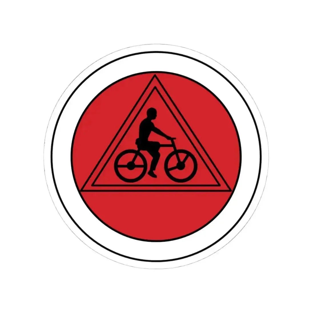 Cycling (Boy Scout Merit Badge) STICKER Vinyl Kiss-Cut Decal 4 Inch White - The Sticker Space