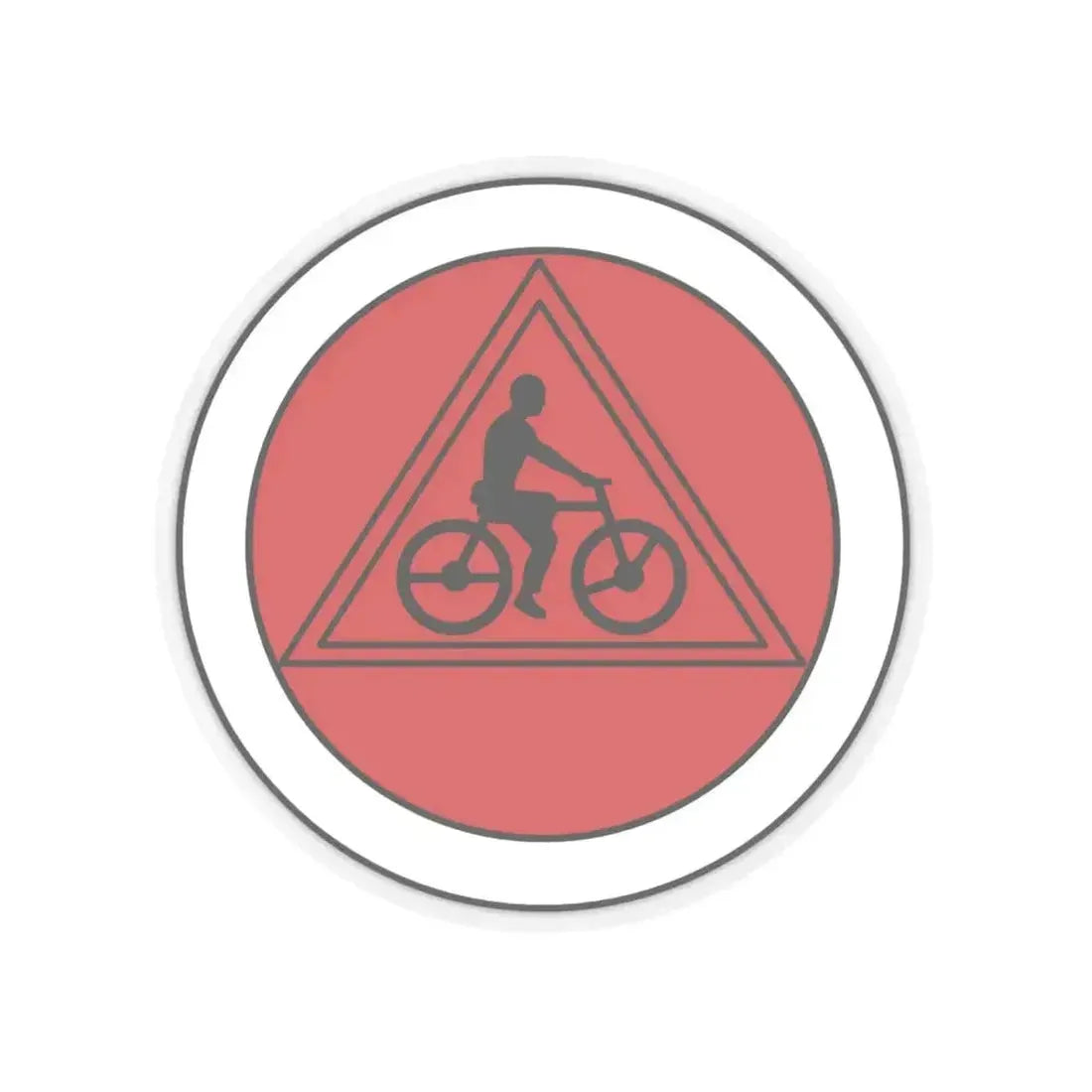 Cycling (Boy Scout Merit Badge) STICKER Vinyl Kiss-Cut Decal 6 Inch Transparent - The Sticker Space