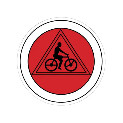 Cycling (Boy Scout Merit Badge) STICKER Vinyl Kiss-Cut Decal 6 Inch White - The Sticker Space
