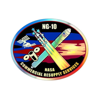 Cygnus NG-10 (SpaceX) Holographic STICKER Die-Cut Vinyl Decal - The Sticker Space