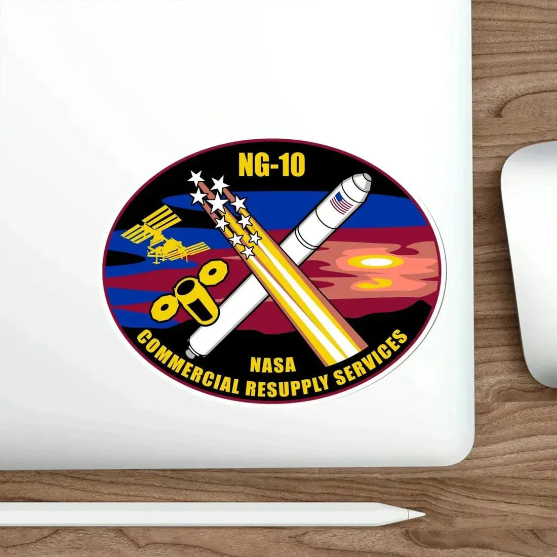Cygnus NG-10 (SpaceX) STICKER Vinyl Die-Cut Decal - The Sticker Space