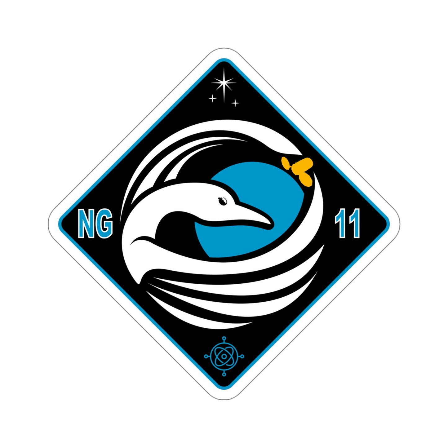 Cygnus NG-11 (SpaceX) STICKER Vinyl Die-Cut Decal-4 Inch-The Sticker Space