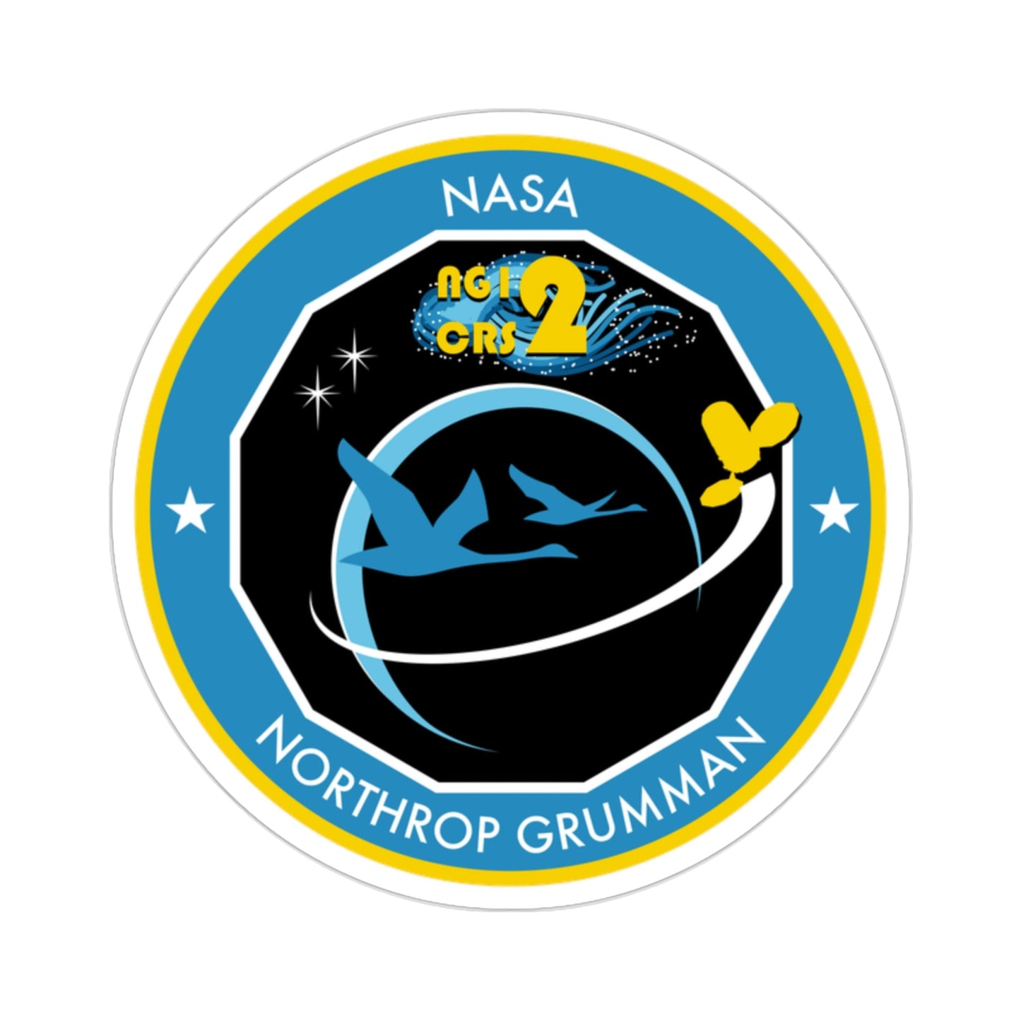 Cygnus NG-12 (SpaceX) STICKER Vinyl Die-Cut Decal-2 Inch-The Sticker Space