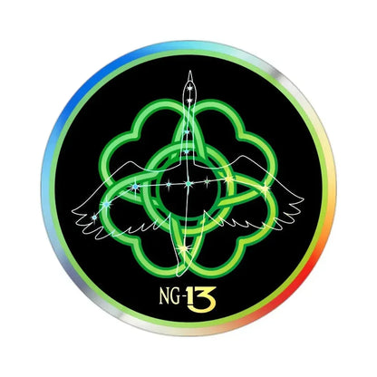 Cygnus NG-13 (SpaceX) Holographic STICKER Die-Cut Vinyl Decal - The Sticker Space