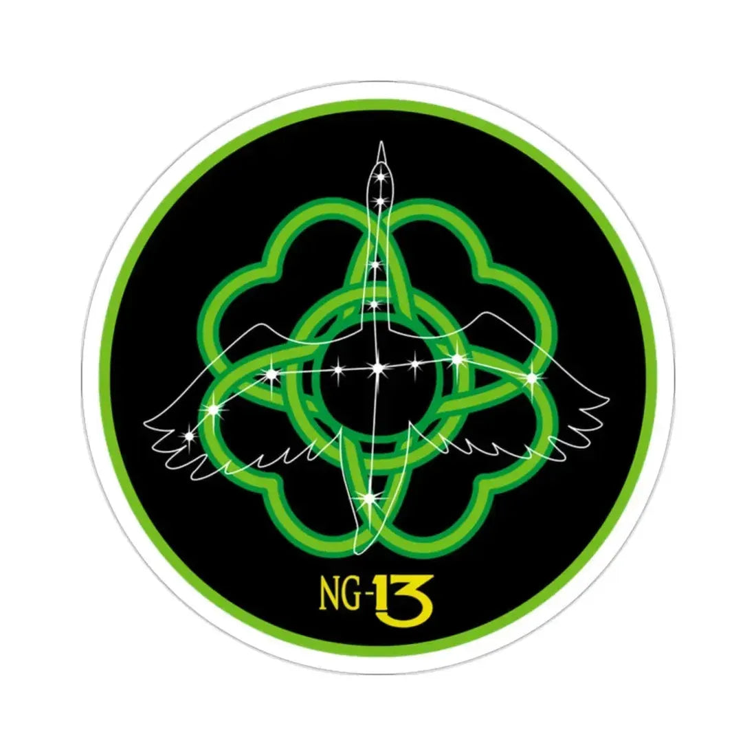 Cygnus NG-13 (SpaceX) STICKER Vinyl Die-Cut Decal 2 Inch - The Sticker Space