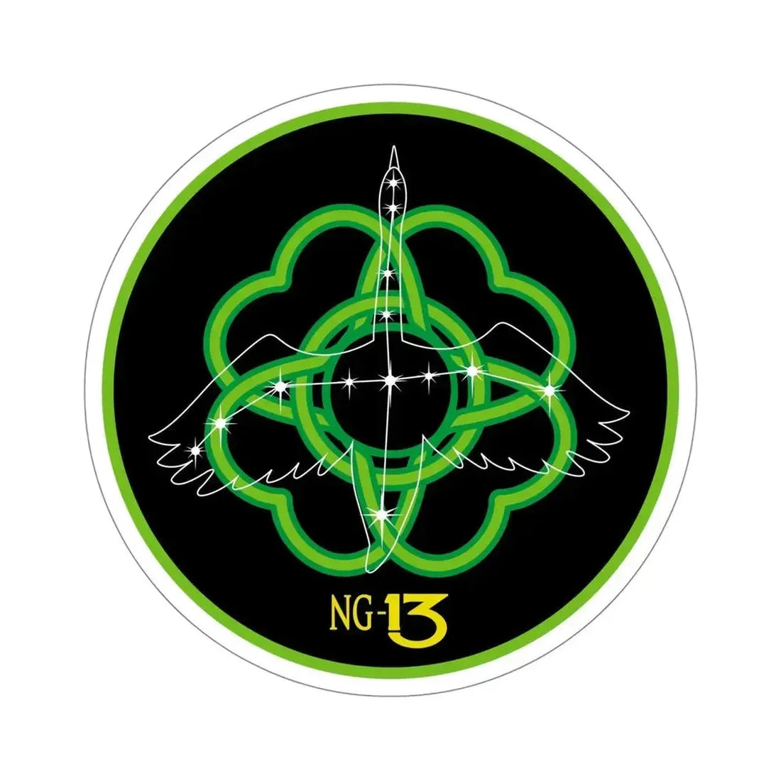 Cygnus NG-13 (SpaceX) STICKER Vinyl Die-Cut Decal 5 Inch - The Sticker Space
