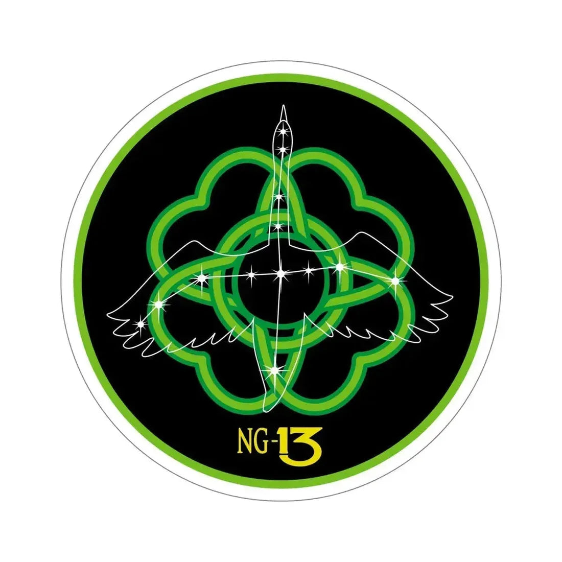Cygnus NG-13 (SpaceX) STICKER Vinyl Die-Cut Decal 6 Inch - The Sticker Space