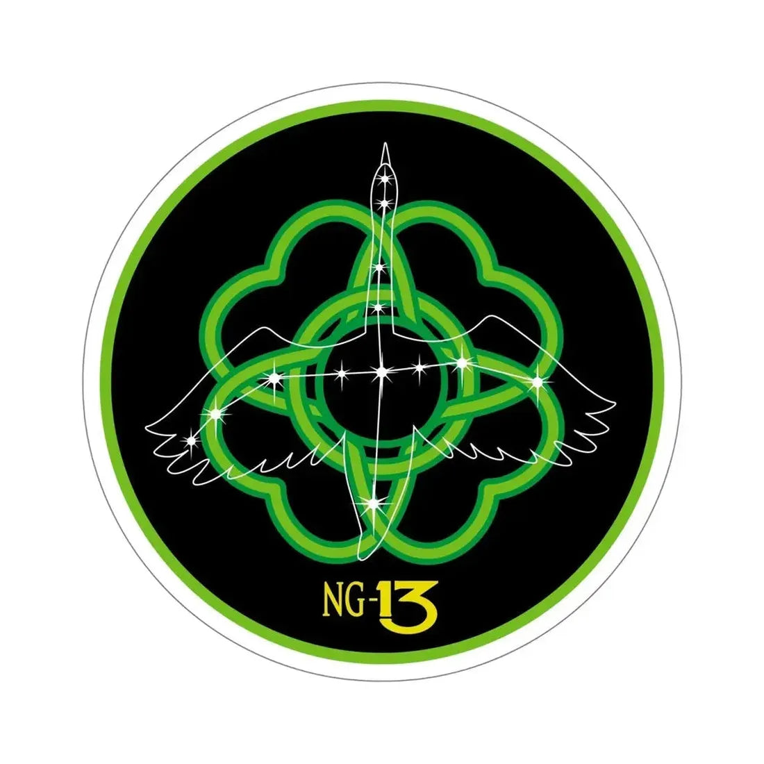 Cygnus NG-13 (SpaceX) STICKER Vinyl Die-Cut Decal - The Sticker Space