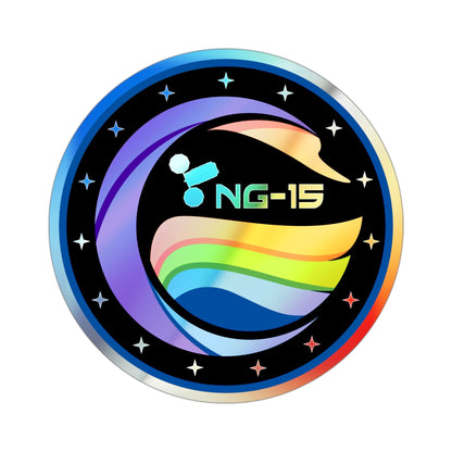 Cygnus NG-15 (SpaceX) Holographic STICKER Die-Cut Vinyl Decal-3 Inch-The Sticker Space