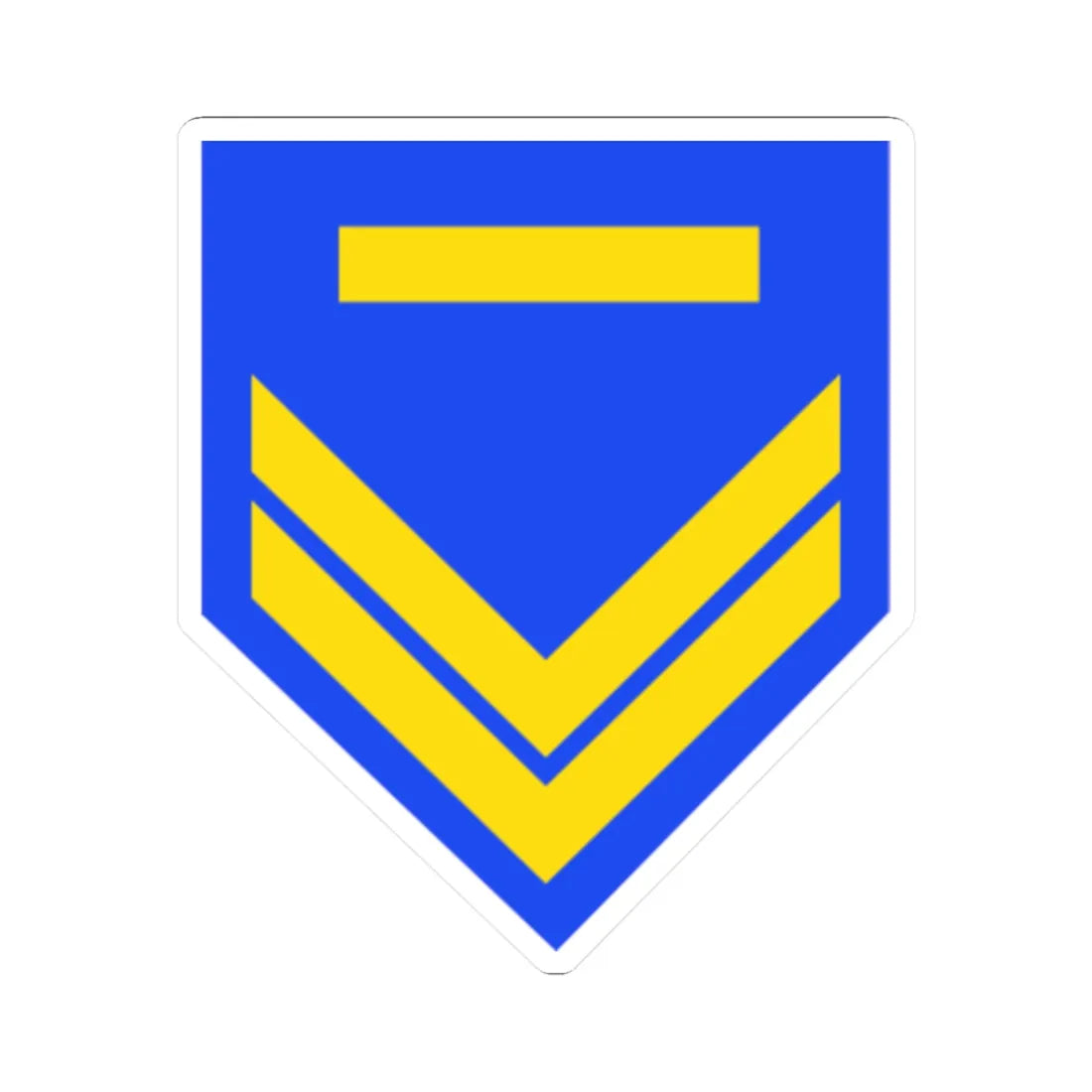 Cyprus Air Force OR 5 (Cyprus) (Military Rank) STICKER Vinyl Kiss-Cut Decal 2 Inch White - The Sticker Space