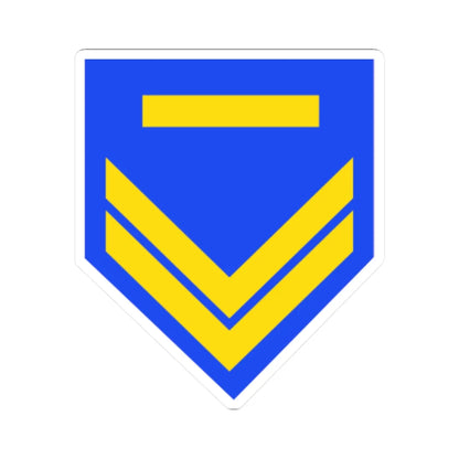Cyprus Air Force OR 5 (Cyprus) (Military Rank) STICKER Vinyl Kiss-Cut Decal 2 Inch White - The Sticker Space