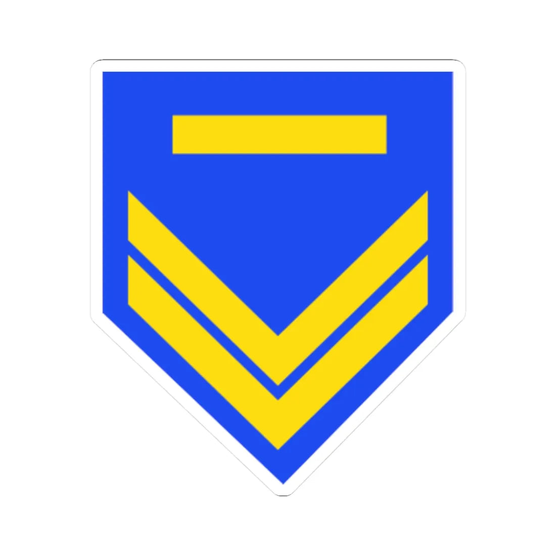 Cyprus Air Force OR 5 (Cyprus) (Military Rank) STICKER Vinyl Kiss-Cut Decal 3 Inch White - The Sticker Space